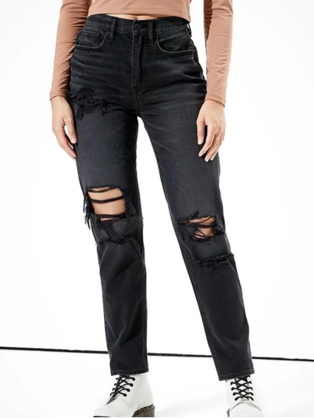American Eagle Outfitters Black ‘90s Boyfriend Jean